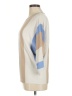 Cyrus Color Block Tan Pullover Sweater Size M - photo 5
