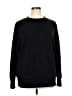 Unbranded Solid Black Pullover Sweater Size XL - photo 1
