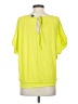 Shein Yellow Short Sleeve Top Size 2 - photo 2