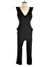 Cupcakes & Cashmere 100% Polyester Solid Black Jumpsuit Size 6 - photo 1