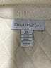 Charter Club 100% Polyester Ivory Vest Size M - photo 6