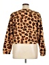 Assorted Brands 100% Polyester Animal Print Brown Cardigan Size XL - photo 2