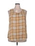 Van Heusen 100% Polyester Yellow Sleeveless Blouse Size XXL - photo 1