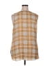 Van Heusen 100% Polyester Yellow Sleeveless Blouse Size XXL - photo 2