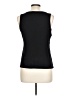 Halogen Black Sleeveless T-Shirt Size L - photo 2