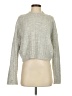 Sincerely Jules Metallic Gray Pullover Sweater Size S - photo 1