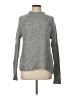 Vince. Metallic Gray Turtleneck Sweater Size L - photo 1