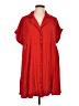 Torrid 100% Rayon Red Casual Dress Size Lg Plus (0) - photo 1