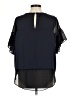 Fate Black Short Sleeve Blouse Size M - photo 2