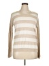 Shrinking Violet Stripes Tan Pullover Sweater Size XL - photo 1
