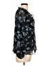 Suncoo 100% Polyester Black Long Sleeve Blouse Size Lg (T3) - photo 4