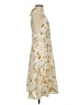 Unbranded Print Yellow Cocktail Dress Size XXS (estimated) - photo 4