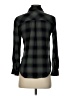 Rails 100% Rayon Plaid Black Long Sleeve Button-Down Shirt Size XS - photo 2