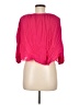 Elan 100% Rayon Pink 3/4 Sleeve Blouse One size - photo 2