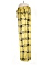 MARNI 100% Polyester Plaid Yellow Casual Pants Size L - photo 5