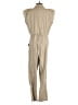 Downeast Solid Tan Jumpsuit Size XS - photo 2