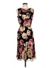 Talbots Floral Brown Cocktail Dress Size 8 - photo 2