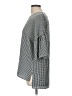 Suzanne Betro Houndstooth Gray 3/4 Sleeve Blouse Size L - photo 5