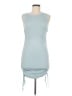 Lioness Solid Blue Casual Dress Size M - photo 1