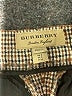 Burberry Houndstooth Gray Tan Wool Pants Size 0 - photo 15