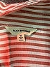 Max Studio 100% Rayon Stripes Burgundy Long Sleeve Button-Down Shirt Size M - photo 7
