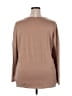 Unbranded 100% Polyester Brown Tan Long Sleeve Blouse Size 3X - photo 2