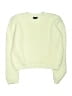 Art Class 100% Acrylic Solid Green Ivory Pullover Sweater Size 14 - 16 - photo 1