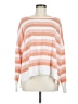 CAbi Stripes Orange Pullover Sweater Size M - photo 1