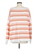 CAbi Stripes Orange Pullover Sweater Size M - photo 2