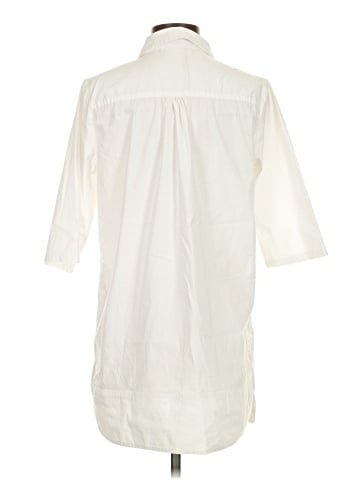 Andrea Jovine 3/4 Sleeve Button-Down Shirt (view 2)