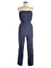 Forever 21 100% Rayon Solid Blue Jumpsuit Size M - photo 1