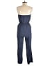 Forever 21 100% Rayon Solid Blue Jumpsuit Size M - photo 2