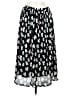 Roolee 100% Polyester Print Black Casual Skirt Size M - photo 1