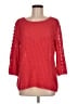 Chico's Red Pullover Sweater Size Med (1) - photo 1