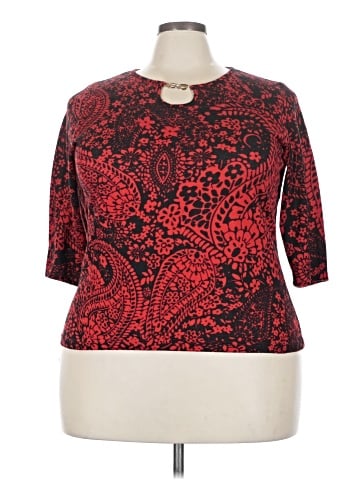 Cathy Daniels 3/4 Sleeve Top (view 1)