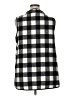 Unbranded 100% Polyester Checkered-gingham Gray Black Vest Size 1X - photo 2