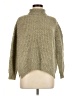 Zara Metallic Green Turtleneck Sweater Size M - photo 1