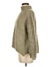 Zara Metallic Green Turtleneck Sweater Size M - photo 5