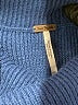 Free People Color Block Gray Turtleneck Sweater Size XS - photo 7