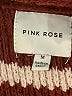 Pink Rose 100% Polyester Burgundy Cardigan Size M - photo 7
