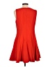 Milly Solid Red Casual Dress Size 12 - photo 2