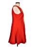 Milly Solid Red Casual Dress Size 12 - photo 4