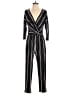 Express Outlet Stripes Black Jumpsuit Size S - photo 1