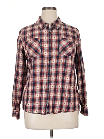 DressBarn Long Sleeve Button-Down Shirt (view 1)