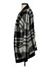Aqua 100% Acrylic Plaid Black Cardigan Size S - photo 5