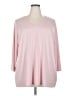 Sunny Leigh Pink 3/4 Sleeve Top Size 2X - photo 1