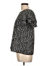 Shein 100% Polyester Polka Dots Black Short Sleeve Blouse Size L - photo 5