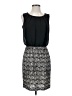 En Focus Studio 100% Polyester Graphic Black Casual Dress Size 6 - photo 1
