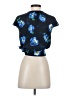 Banana Republic 100% Polyester Blue Short Sleeve Blouse Size XXS - photo 2