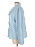 Shein 100% Polyester Blue Long Sleeve Blouse Size 12 - photo 5
